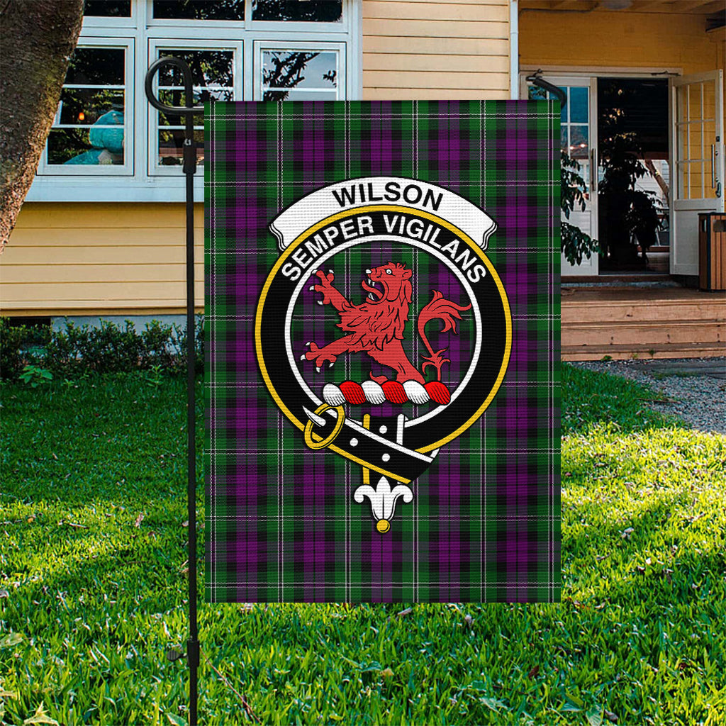 Wilson Tartan Flag with Family Crest - Tartan Vibes Clothing