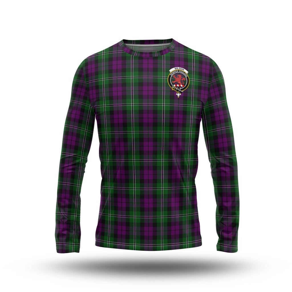 wilson-tartan-long-sleeve-t-shirt-with-family-crest