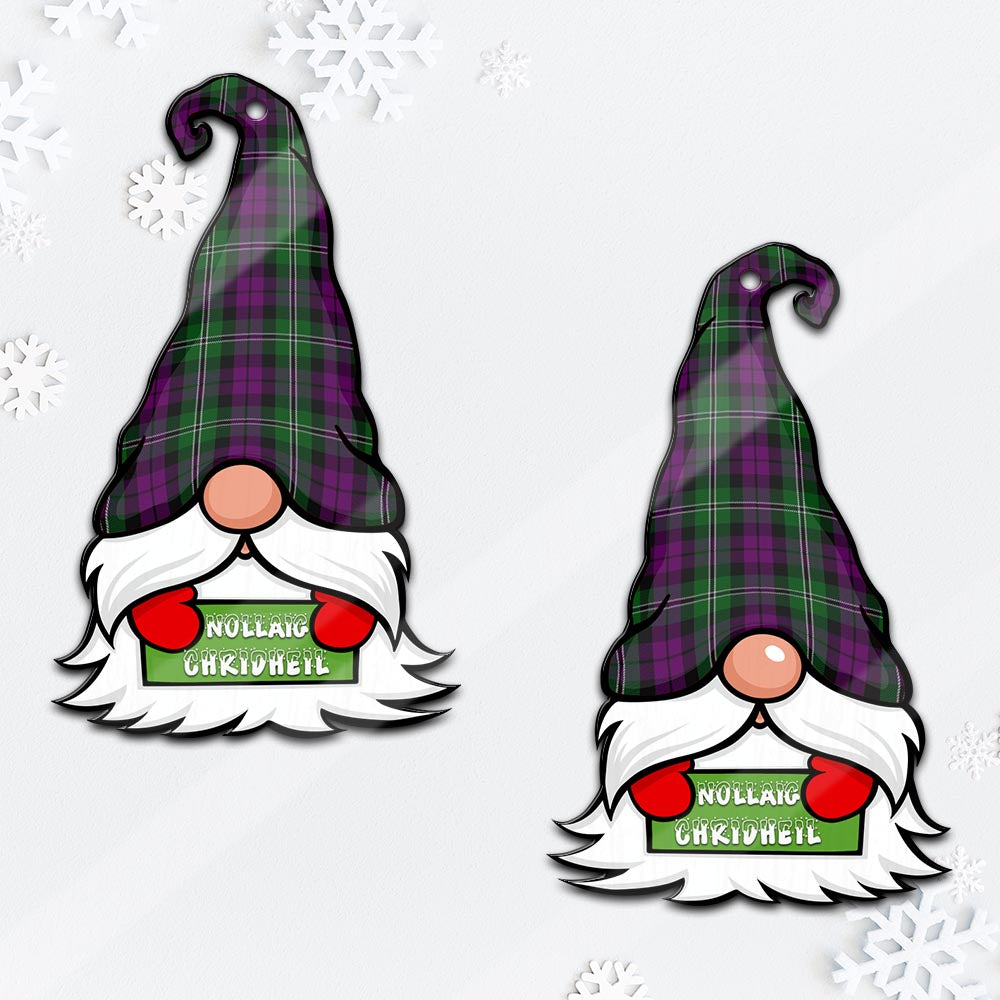 Wilson Gnome Christmas Ornament with His Tartan Christmas Hat - Tartan Vibes Clothing