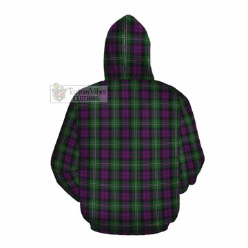 Tartan Vibes Clothing Wilson Tartan Cotton Hoodie with Family Crest DNA In Me Style