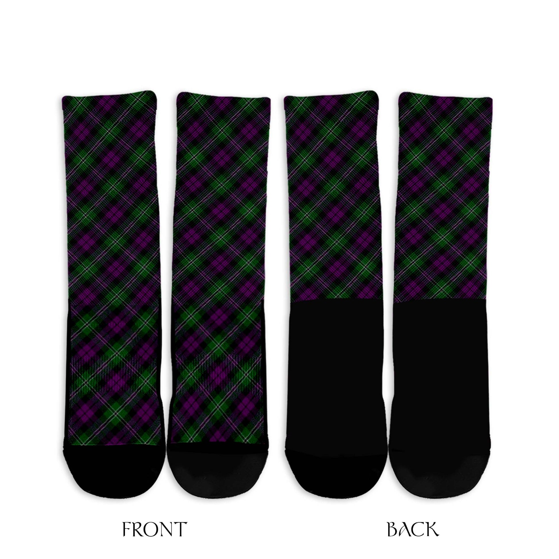 Wilson Tartan Crew Socks Cross Tartan Style - Tartanvibesclothing