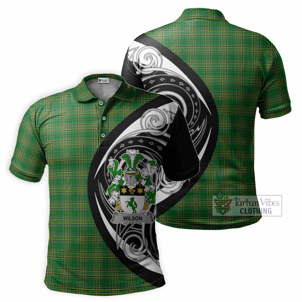 Wilson Irish Clan Polo Shirt Celtic Circle Style - Tartan Vibes Clothing