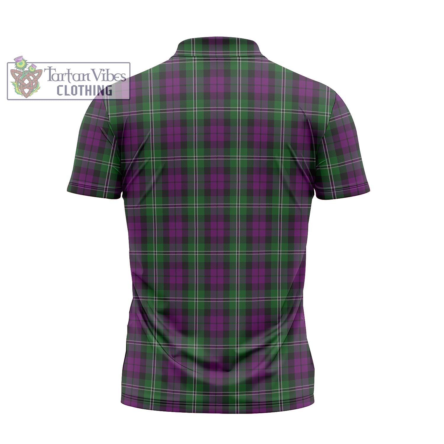 Tartan Vibes Clothing Wilson Tartan Zipper Polo Shirt