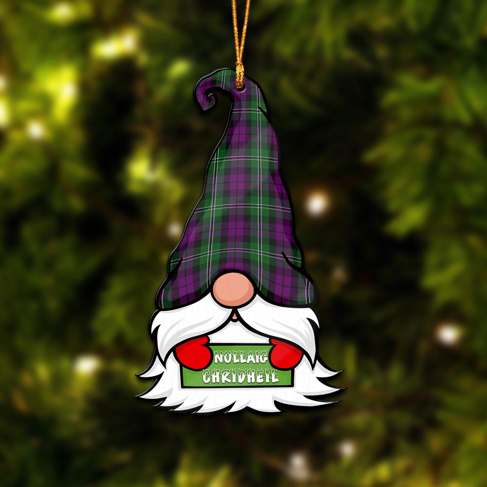 Wilson Gnome Christmas Ornament with His Tartan Christmas Hat - Tartan Vibes Clothing