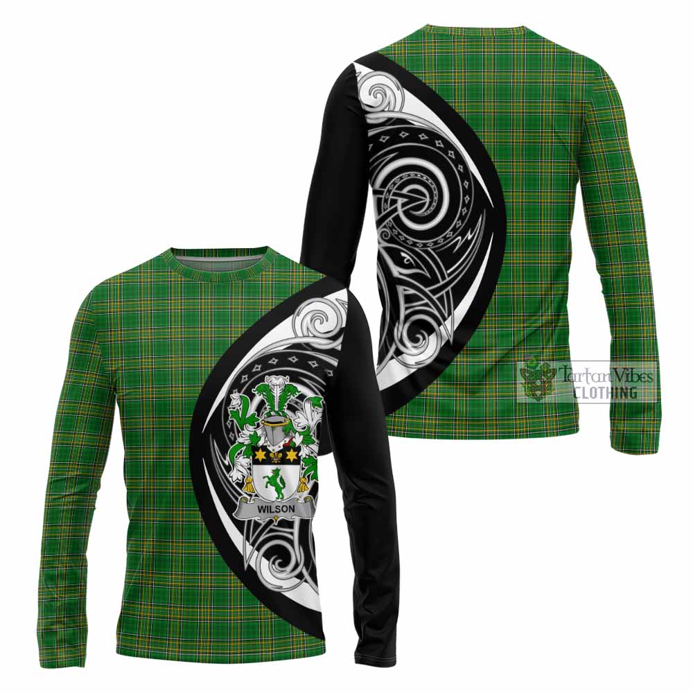 Wilson Irish Clan Long Sleeve T-Shirt Celtic Circle Style - Tartan Vibes Clothing