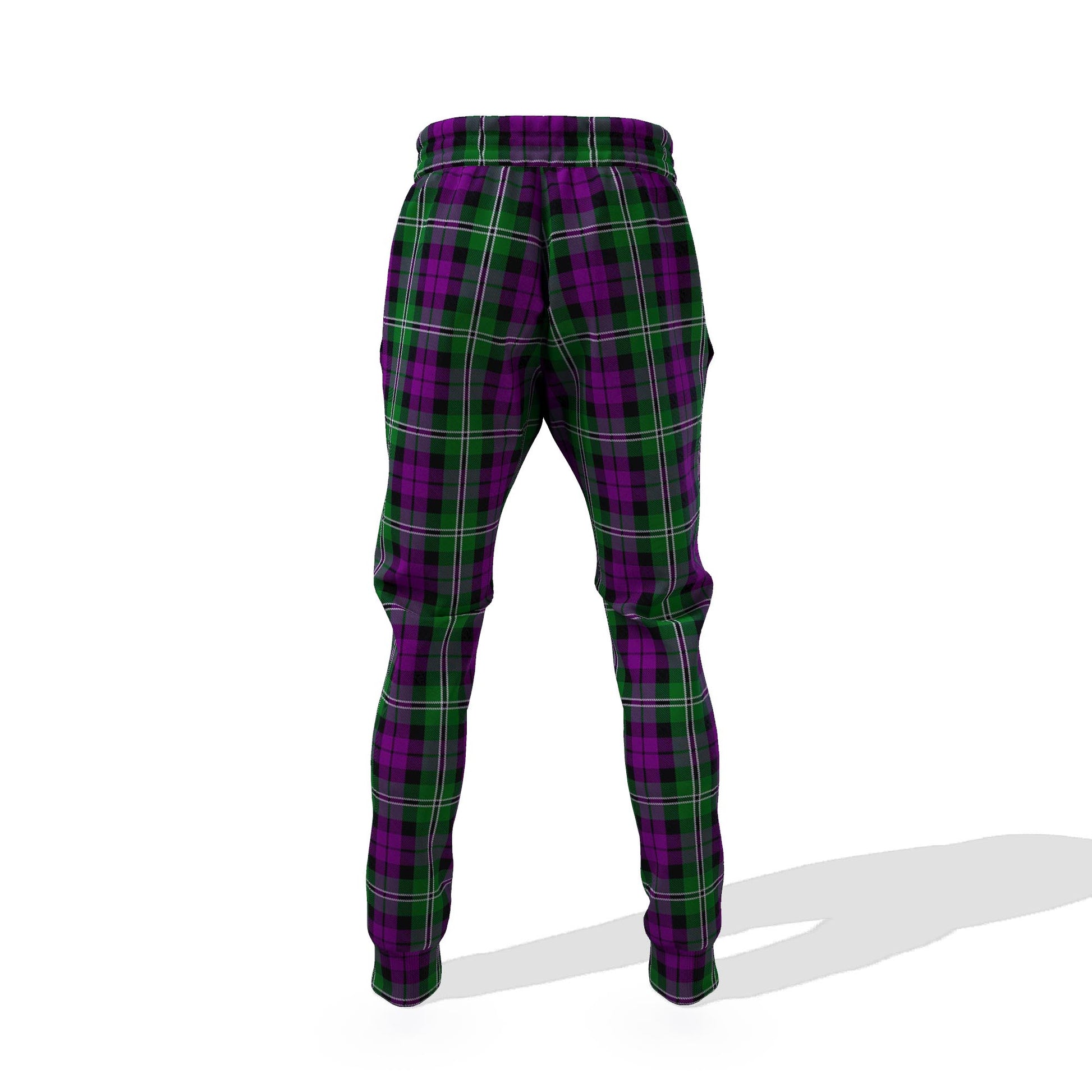 Wilson Tartan Joggers Pants with Family Crest 6XL - Tartan Vibes Clothing