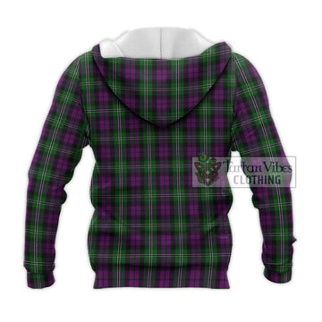 Wilson Tartan Knitted Hoodie with Family Crest DNA In Me Style - Tartanvibesclothing Shop