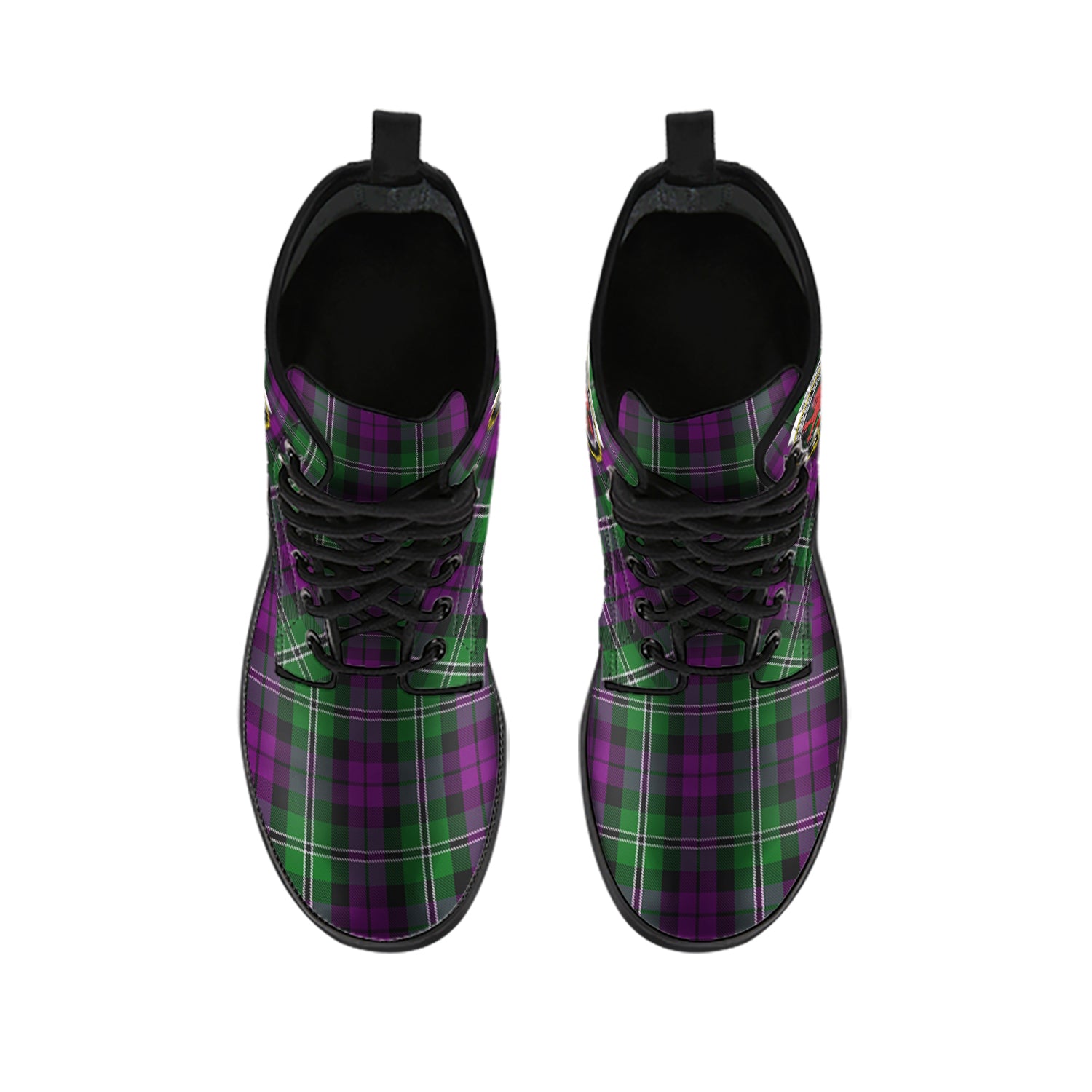 wilson-tartan-leather-boots-with-family-crest