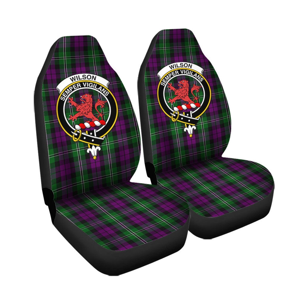 Wilson Tartan Car Seat Cover with Family Crest - Tartanvibesclothing