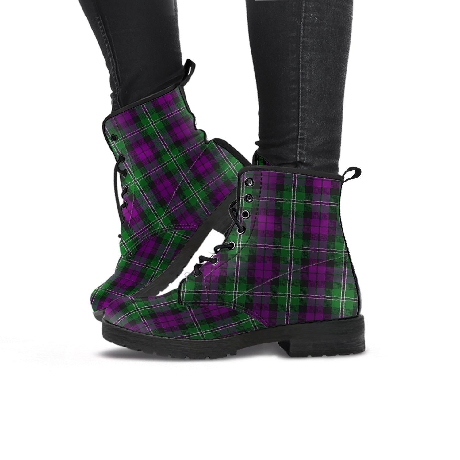wilson-tartan-leather-boots