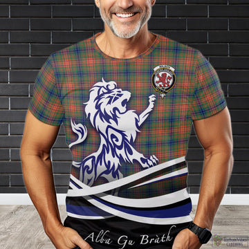 Wilson Ancient Tartan T-Shirt with Alba Gu Brath Regal Lion Emblem