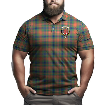 Wilson Ancient Tartan Men's Polo Shirt with Family Crest