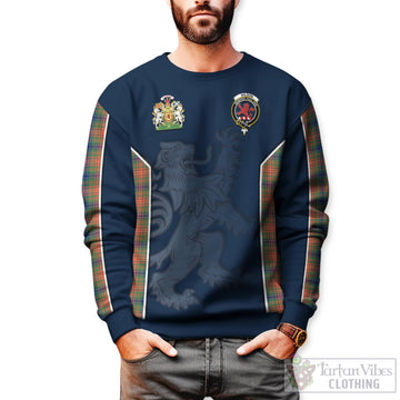 Wilson Ancient Tartan Sweater with Family Crest and Lion Rampant Vibes Sport Style