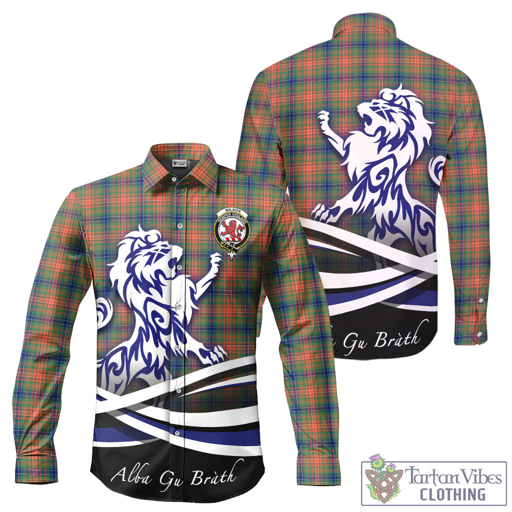 wilson-ancient-tartan-long-sleeve-button-up-shirt-with-alba-gu-brath-regal-lion-emblem