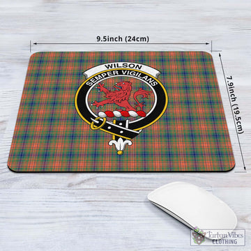 Wilson Ancient Tartan Mouse Pad with Family Crest
