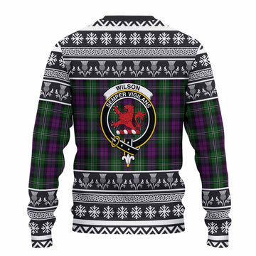 Wilson Clan Tartan Christmas Ugly Sweater with Family Crest - Tartan Vibes Clothing