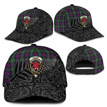 Wilson Crest Tartan Classic Cap with New Zealand Silver Fern Half Style