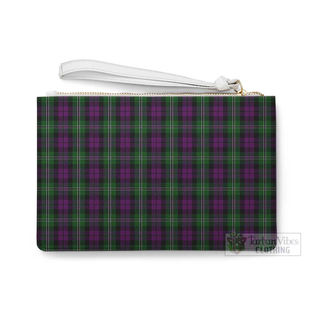 Tartan Vibes Clothing Wilson Family Crest Tartan Clutch Bag