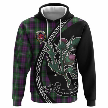 Wilson Family Crest Tartan Hoodie Alba Thistle Inspired - Tartan Vibes Clothing