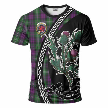 Wilson Family Crest Tartan T-Shirt Alba Thistle Inspired - Tartan Vibes Clothing