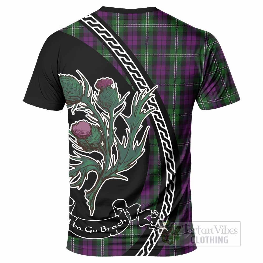 Wilson Family Crest Tartan T-Shirt Alba Thistle Inspired - Tartan Vibes Clothing