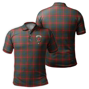 Wilson Modern Tartan Men's Polo Shirt with Family Crest