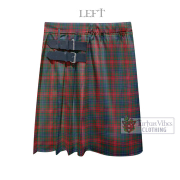 Wilson Modern Tartan Men's Pleated Skirt - Fashion Casual Retro Scottish Kilt Style