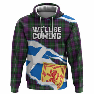 Wilson Scotland Football Tartan Hoodie We'll Be Coming