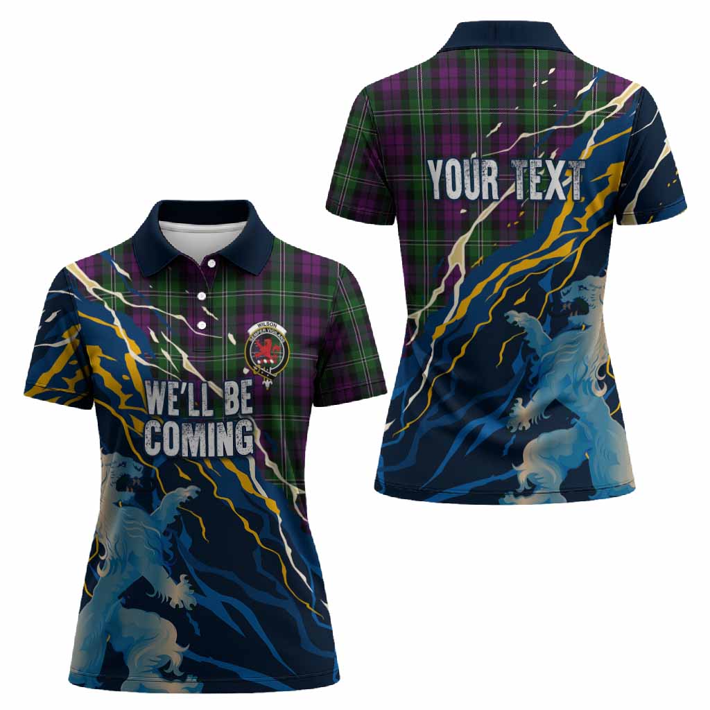 Wilson Scotland Tartan Women Polo Shirt WC2026 Football - We'll Be Coming