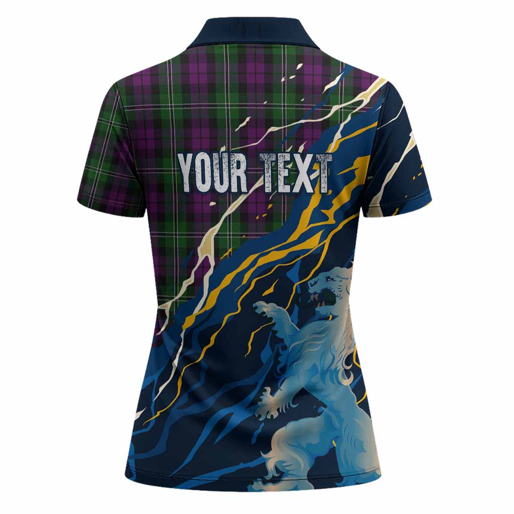 Wilson Scotland Tartan Women Polo Shirt WC2026 Football - We'll Be Coming