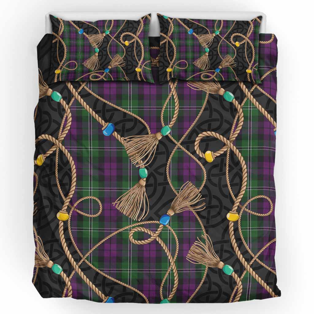 Wilson Scottish Tartan Twisted Ropes Stylized Bedding Set UK Bedding Set UK King 91*87 inch - Tartan Vibes Clothing