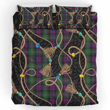 Wilson Scottish Tartan Twisted Ropes Stylized Bedding Set UK Bedding Set UK King 91*87 inch - Tartan Vibes Clothing