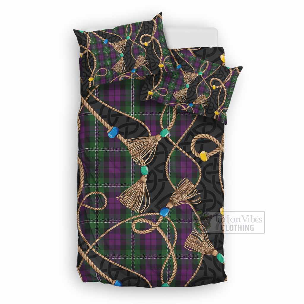 Wilson Scottish Tartan Twisted Ropes Stylized Bedding Set UK Bedding Set UK Double 79*79 inch - Tartan Vibes Clothing