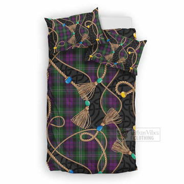 Wilson Scottish Tartan Twisted Ropes Stylized Bedding Set UK Bedding Set UK Double 79*79 inch - Tartan Vibes Clothing