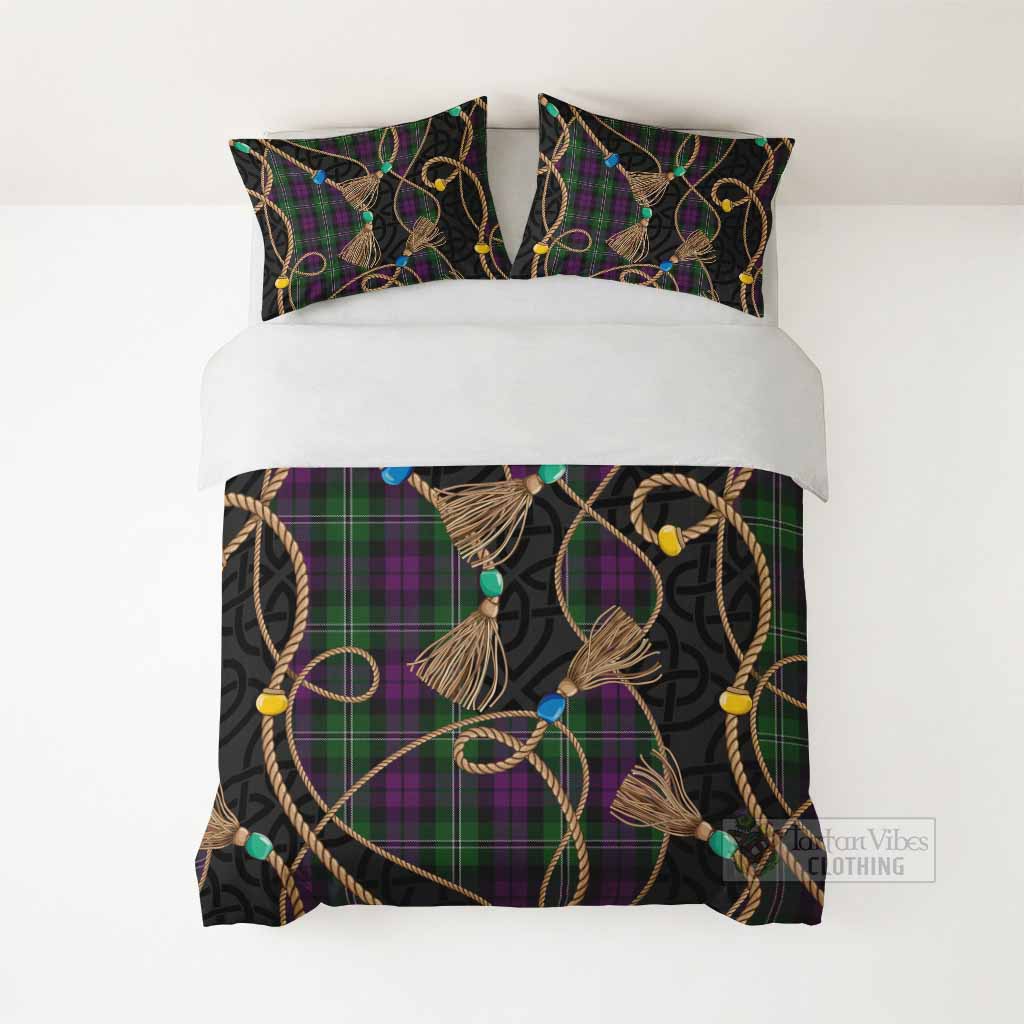 Wilson Scottish Tartan Twisted Ropes Stylized Bedding Set - Tartan Vibes Clothing