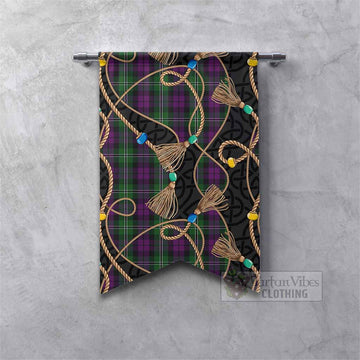 Wilson Scottish Tartan Twisted Ropes Stylized Gonfalon Fishtail - Tartan Vibes Clothing
