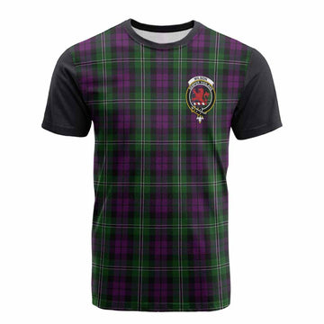 Wilson Tartan Accent Cotton T-shirt with Family Crest Kid's Shirt - Tartan Vibes Clothing