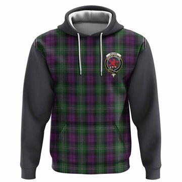 Wilson Tartan Accent Hoodie with Family Crest