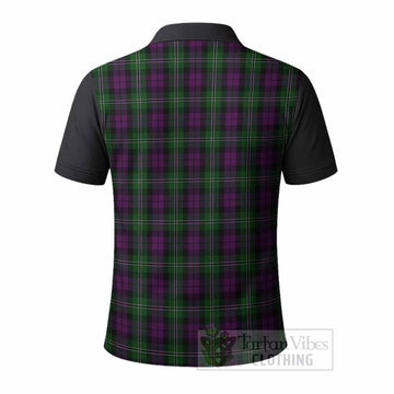 Wilson Tartan Accent Polo Shirt with Family Crest
