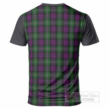 Wilson Tartan Accent T-Shirt with Family Crest