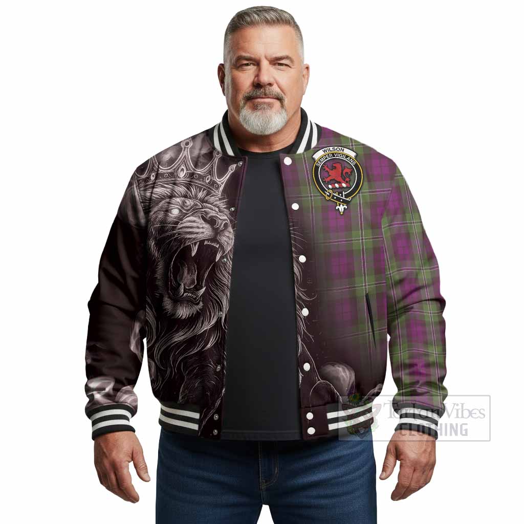 Wilson Tartan Baseball Jacket Roaring Lion Heritage