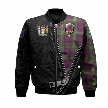 Wilson Tartan Bomber Jacket New Zealand Pattern Unique Zipper Stylized