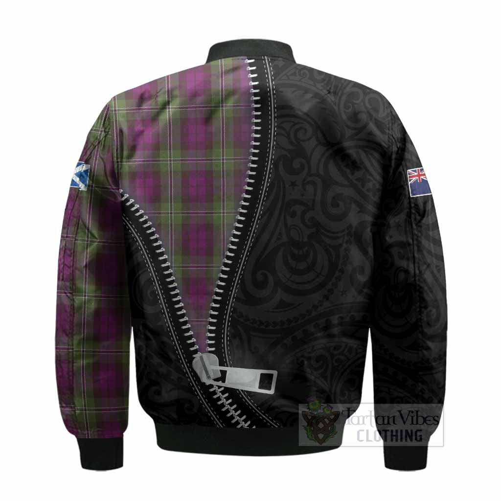 Wilson Tartan Bomber Jacket New Zealand Pattern Unique Zipper Stylized