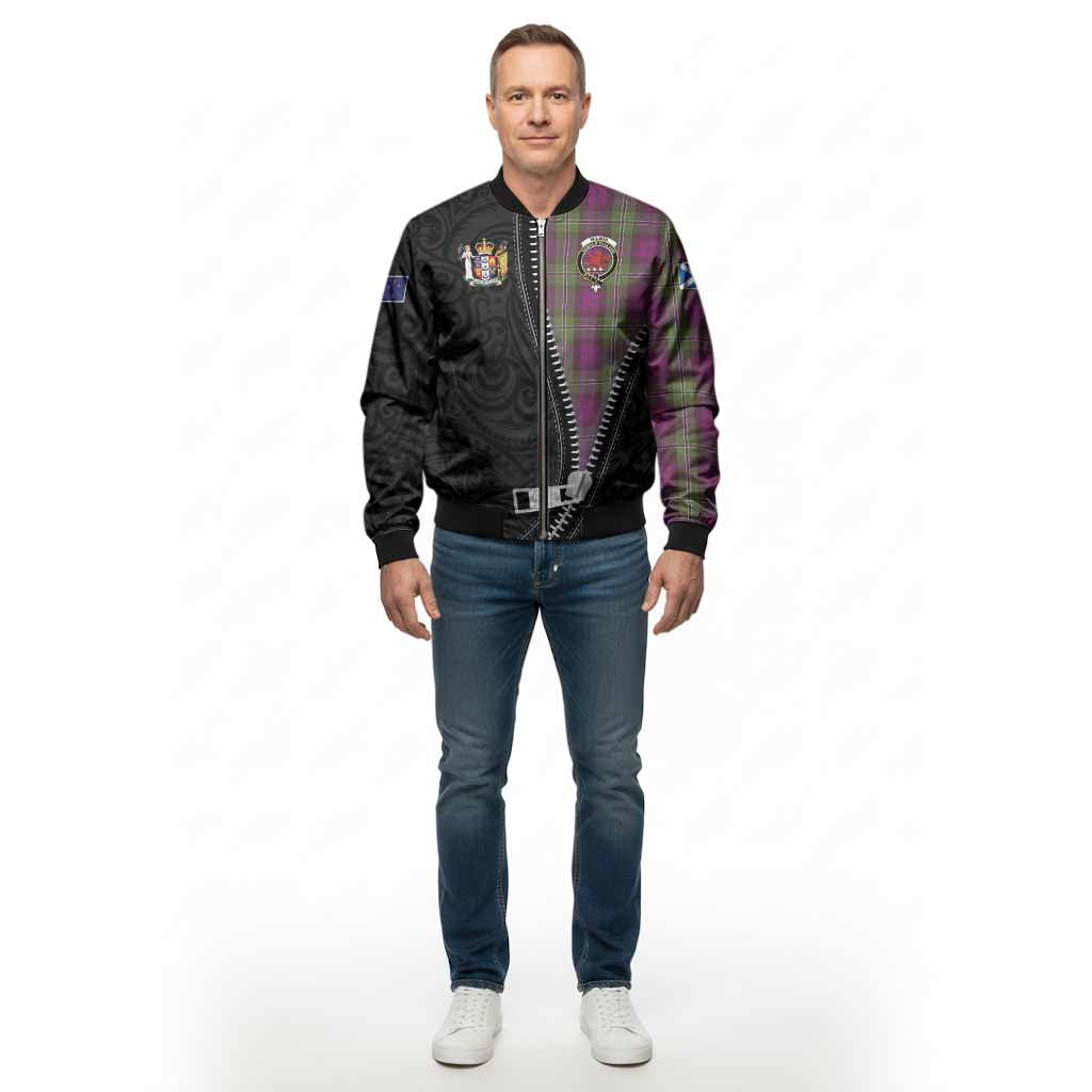 Wilson Tartan Bomber Jacket New Zealand Pattern Unique Zipper Stylized