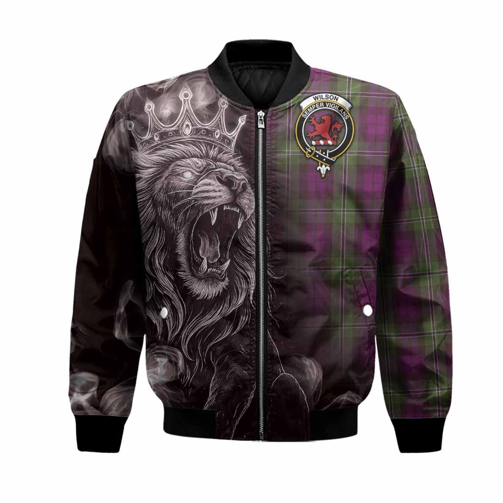 Wilson Tartan Bomber Jacket Roaring Lion Heritage
