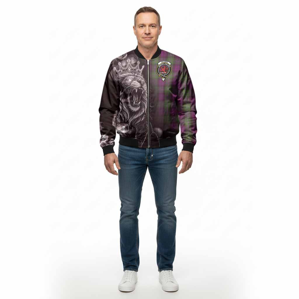 Wilson Tartan Bomber Jacket Roaring Lion Heritage