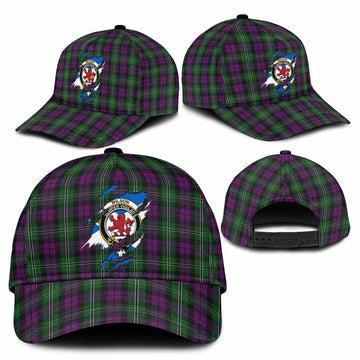 Wilson Tartan Classic Cap with Family Crest In Me Style