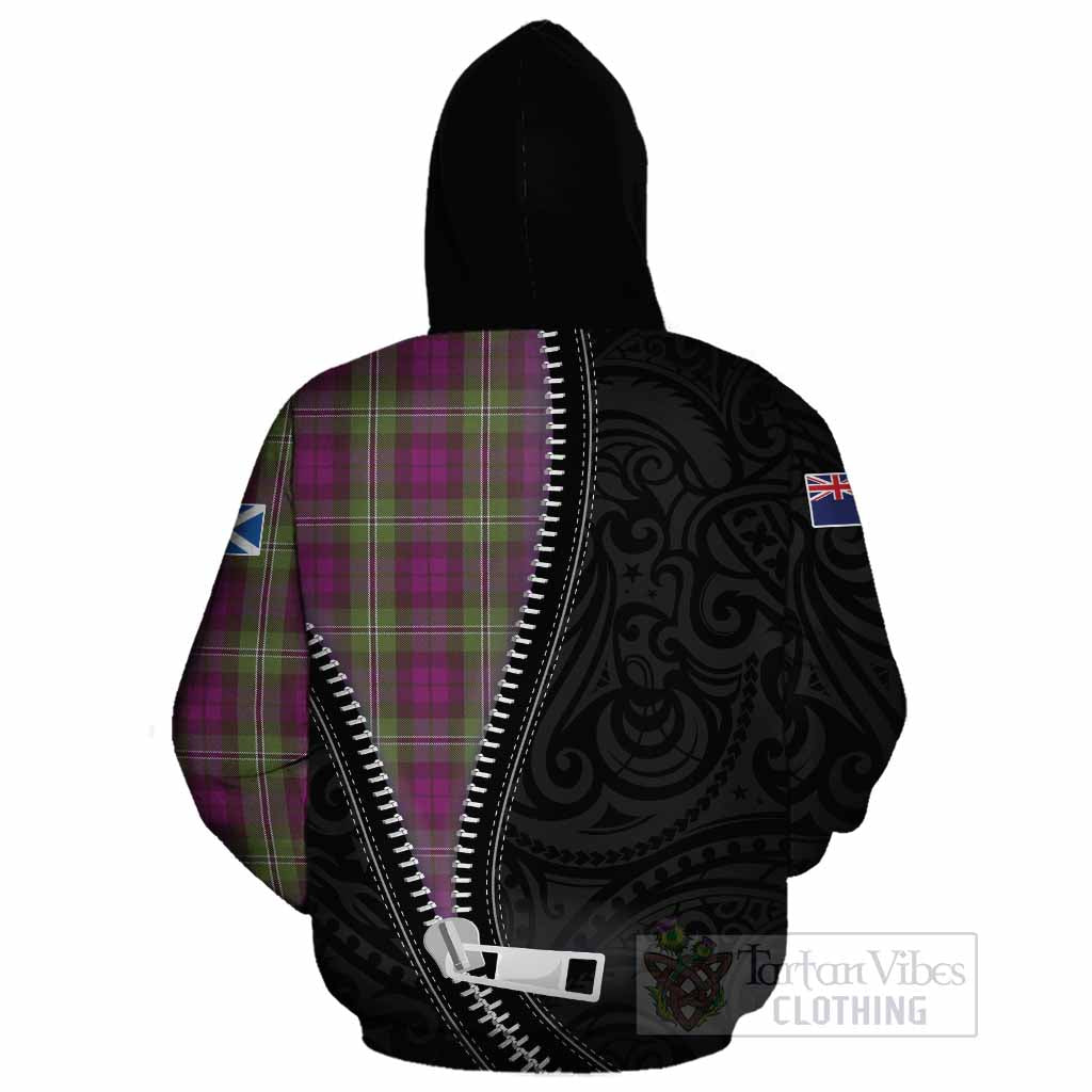 Wilson Tartan Cotton Hoodie New Zealand Pattern Unique Zipper Stylized