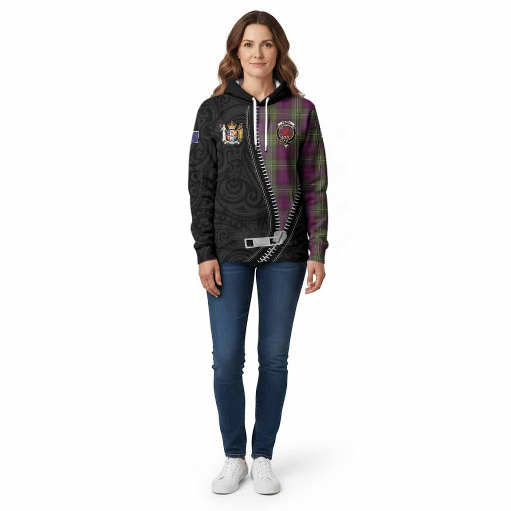 Wilson Tartan Cotton Hoodie New Zealand Pattern Unique Zipper Stylized