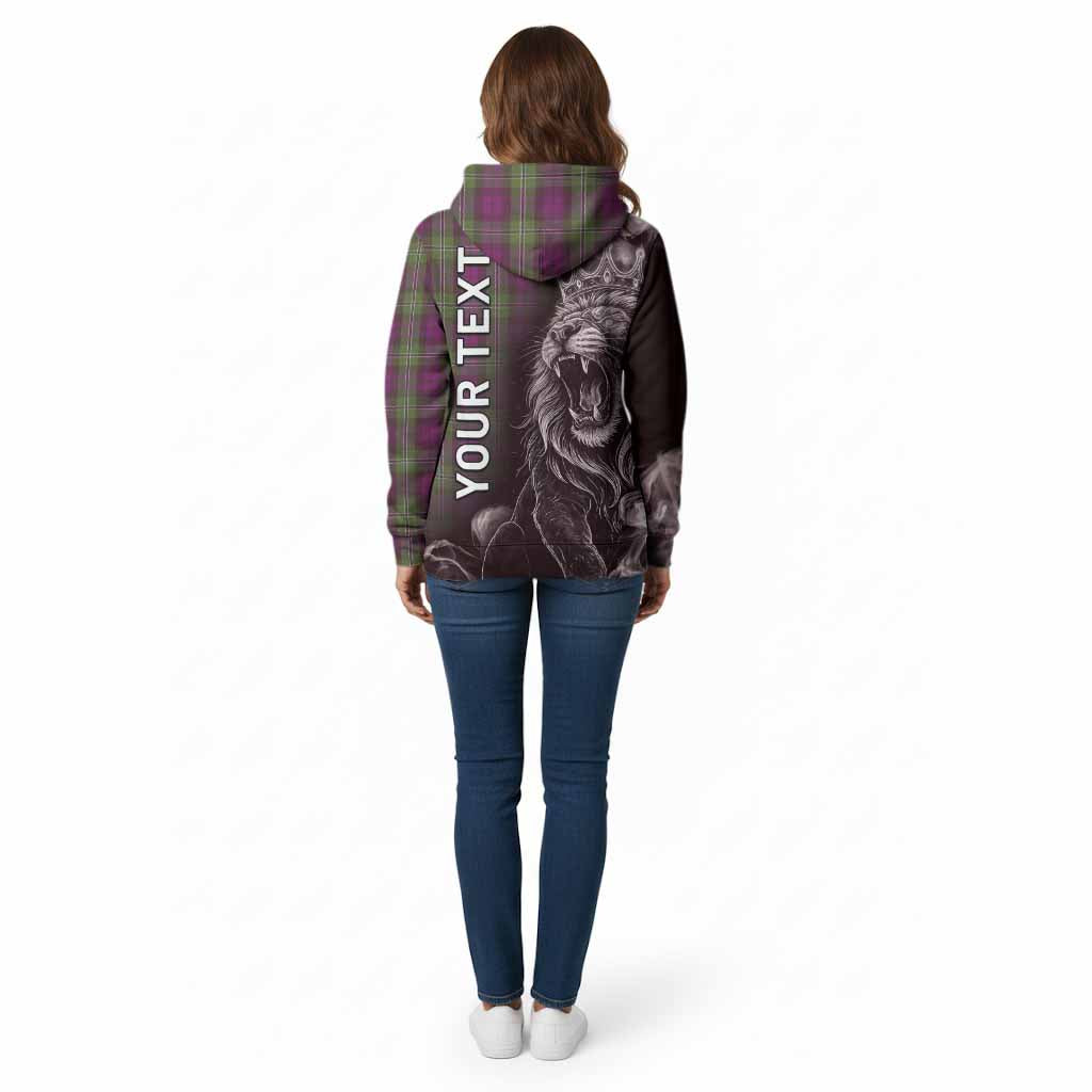 Wilson Tartan Cotton Hoodie Roaring Lion Heritage